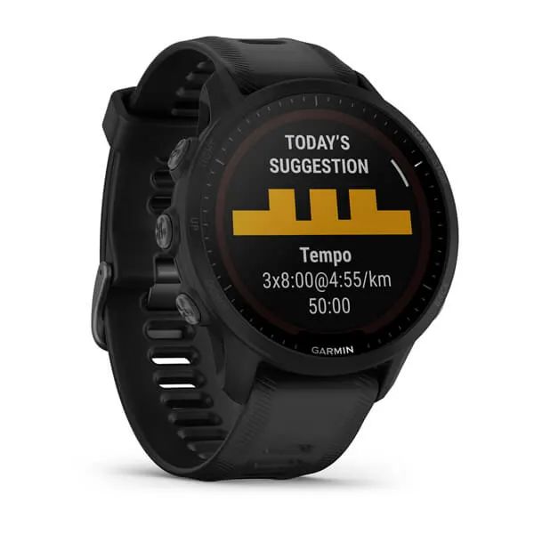 Garmin Forerunner 955 Solar с черным ремешком 010-02638-20 от прозводителя Garmin