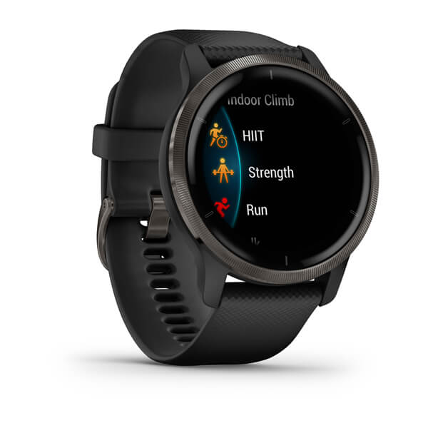 Garmin Venu 2 черные с серым безелем 010-02430-11 от прозводителя Garmin