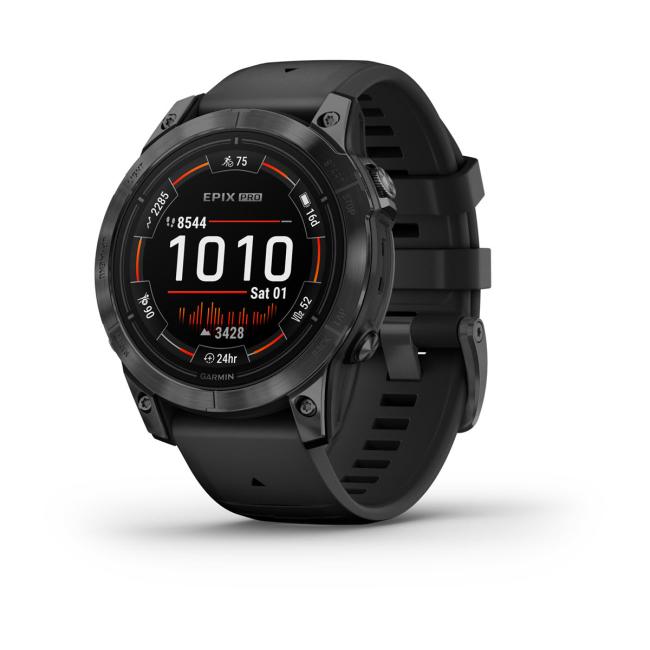Garmin epix Pro (Gen 2) Standard Edition 47 мм, серый, черный ремешок 010-02803-01 от прозводителя Garmin