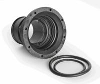 Патрубок заливной 38мм. прямой, пластик 43368 от прозводителя Nuova Rade