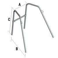 Леер носовой тип 2 (4 стойки) 030186T от прозводителя Техномарин