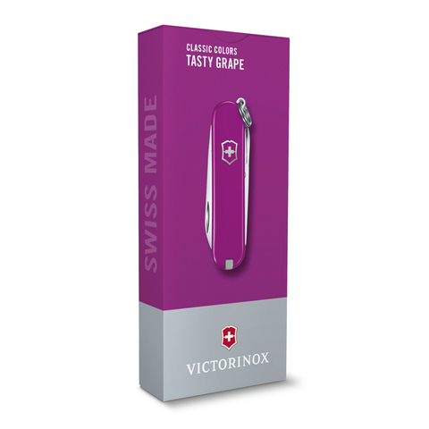Нож-брелок Victorinox Classic SD Colors, 58 мм, 7 функций, "Tasty Grape" 0.6223.52G от прозводителя Victorinox