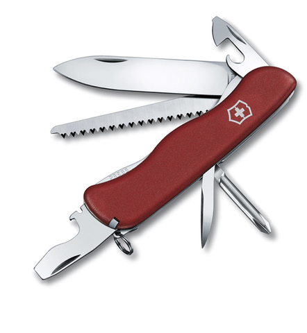 Нож Victorinox Trailmaster, 111 мм, 12 функций, с фиксатором лезвия, красный 0.8463 от прозводителя Victorinox