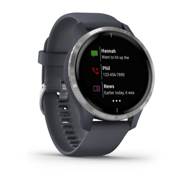 Garmin Venu синий гранит с серебристым безелем 010-02173-03 от прозводителя Garmin