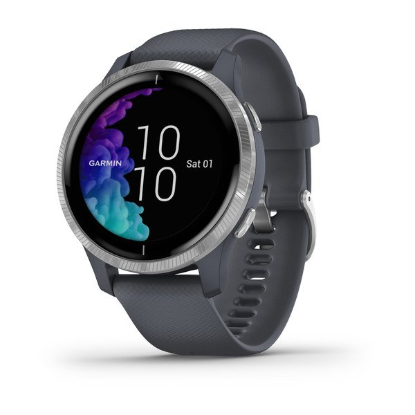 Garmin Venu синий гранит с серебристым безелем 010-02173-03 от прозводителя Garmin