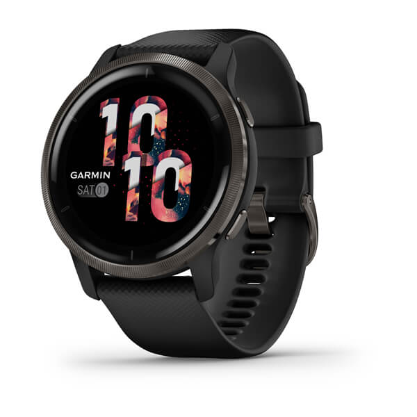 Garmin Venu 2 черные с серым безелем 010-02430-11 от прозводителя Garmin