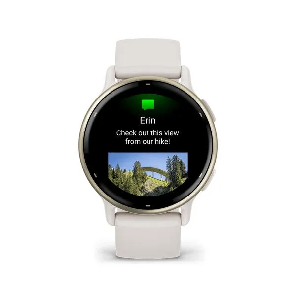 GARMIN VIVOACTIVE 5 Cream gold aluminium bezel/ ivory 010-02862-5B 010-02862-5B от прозводителя Garmin