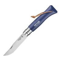 Нож Opinel №8 Trekking, нержавеющая сталь, синий, 002212 002212 от прозводителя Opinel