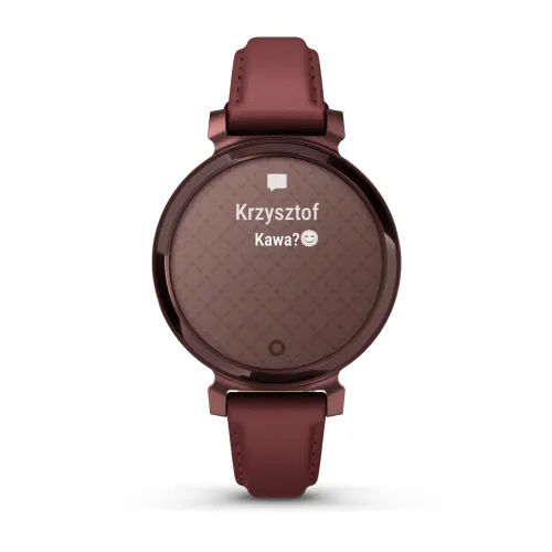 GARMIN  LILY 2 Classic Dark Bronze with Mulberry Leather Band 010-02839-03 010-02839-03 от прозводителя Garmin