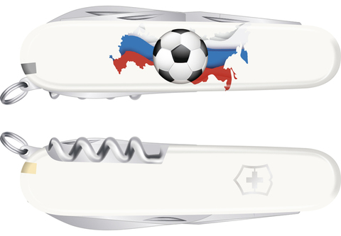 Нож Victorinox Spartan, 91 мм, 12 функций, "Российский футбол" 1.3603 SOCCER I от прозводителя Victorinox
