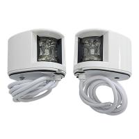 Огни бортовые светодиодные 38х55 мм, белый корпус 71318 от прозводителя Lalizas