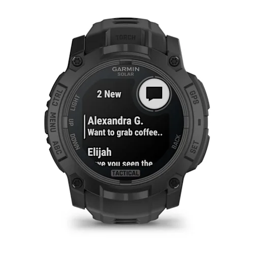 GARMIN Instinct 3 – 50 mm, Solar, Tactical Black with Charcoal Band 010-02935-50 010-02935-50 от прозводителя Garmin