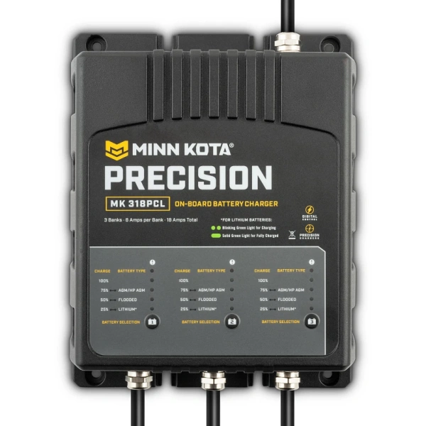Precision Charger MK 318 PCL - 3 bank x 6 amps 1833181 от прозводителя Minn Kota