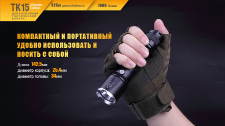 Фонарь Fenix TK15UE2016bk TK15UE2016bk от прозводителя Fenix