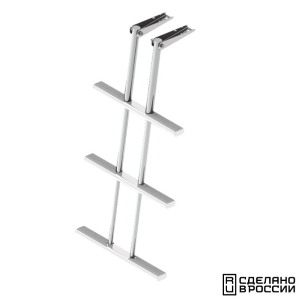 Трап дайверский телескопический складной, 3 белых ступени (ширина 450 мм.) 040181WT от прозводителя Техномарин