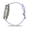 Garmin Venu 4 - 41 мм | Silver with Periwinkle Silicone Band