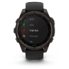 Garmin Fenix 8 - 47 мм SOLAR | SAPPHIRE | Carbon grey DLC titanium with Black/pebble grey silicone band