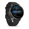 Garmin Venu 4 - 41 мм | Slate with Black Silicone Band