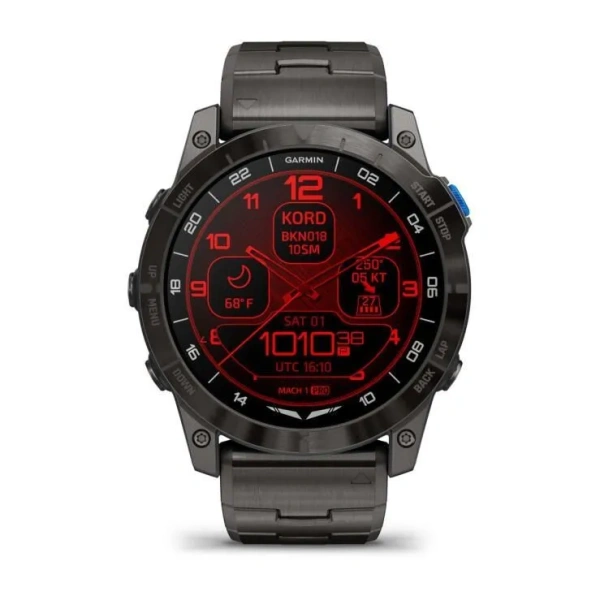 Часы Garmin D2 Mach 1 Pro Titanium Aviator (010-02804-81) 010-02804-81 от прозводителя Garmin