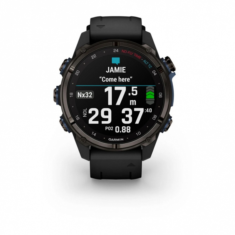 Garmin Descent Mk3i - 43 мм | Carbon grey DLC black silicone