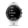 Garmin Approach S70 - 42 мм | Black/Peach Ceramic Bezel with White Silicone Band