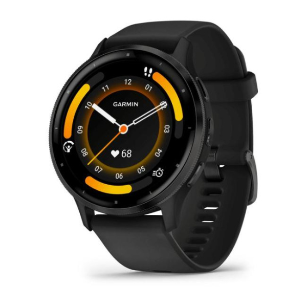 GARMIN VENU 3 Slate stainless steel bezel with black case and silicone band 010-02784-51 010-02784-51 от прозводителя Garmin