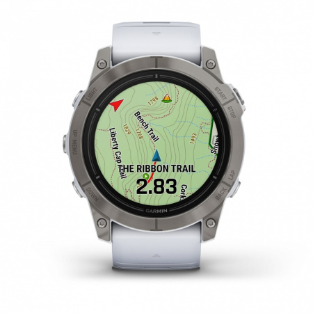 Garmin Epix Pro (Gen 2) - 51 мм SAPPHIRE | Titanium with Whitestone Band