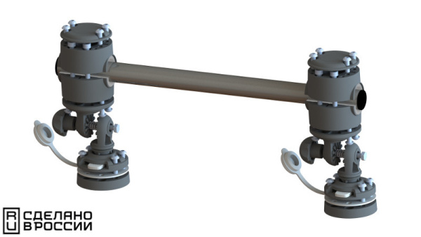 Рейлинг быстросъемный с регулировкой угла наклона 400мм 030219T от прозводителя Техномарин