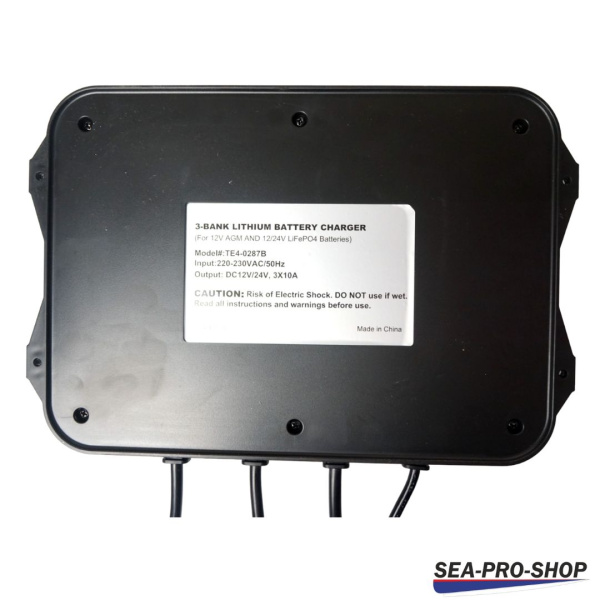 Зарядное устройство SEA-PRO ТЕ4-0287В (1х12В AGM, 1х12В LiFePo4, 1х24В LiFePo4) ТЕ4-0287В от прозводителя SEA-PRO