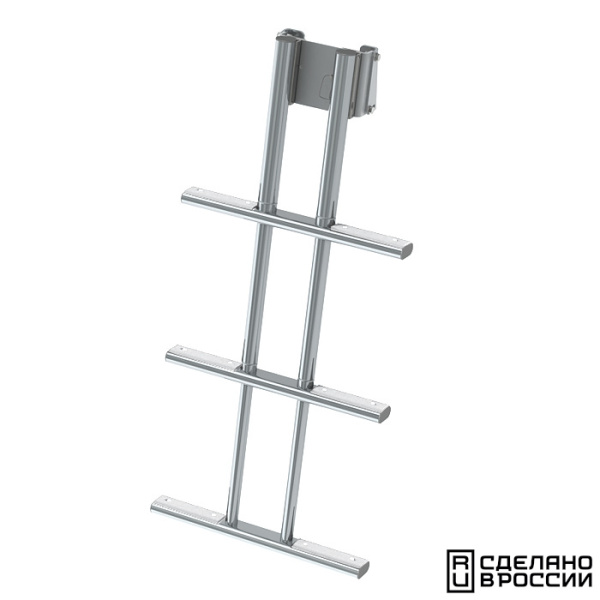 Трап дайверский телескопический быстросъемный, 3 белых ступени (ширина 450мм.) 040185WT от прозводителя Техномарин