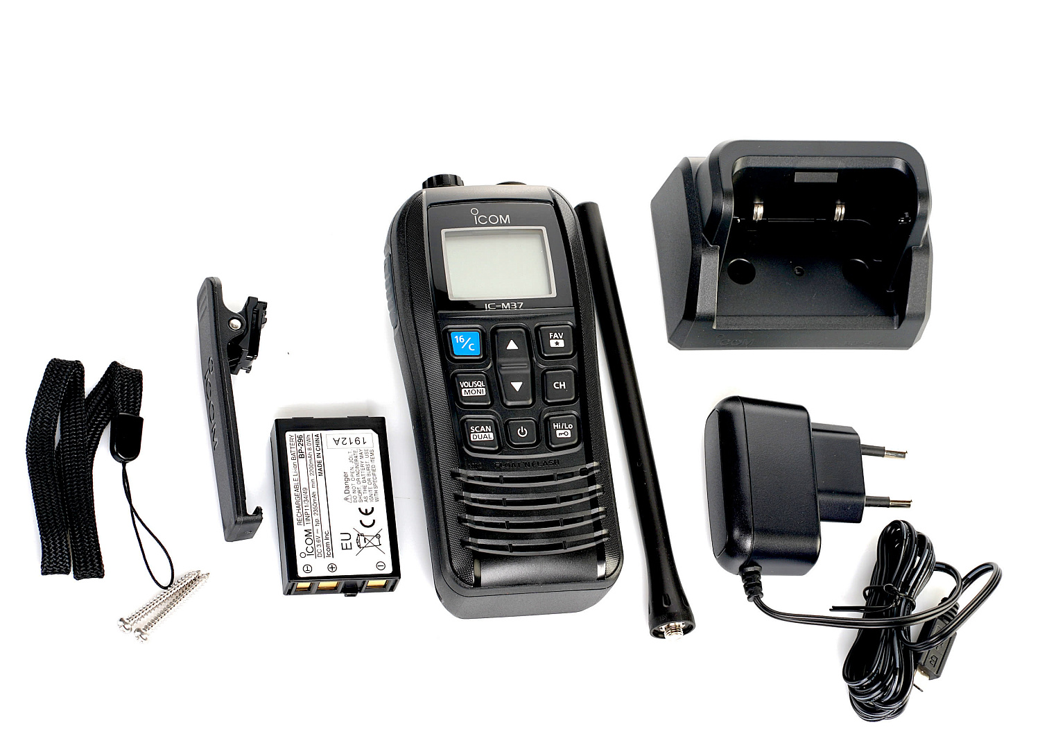 ICOM IC-M37E Handheld VHF Radio