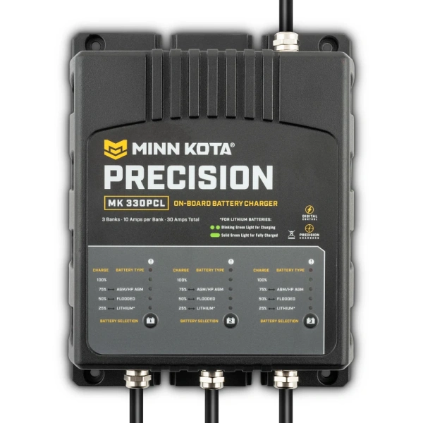 Precision Charger MK 330 PCL - 3 bank x 10 amps 1833301 от прозводителя Minn Kota