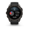 Garmin Fenix 8 - 51 мм AMOLED | Carbon grey DLC with Black/pebble grey silicone band