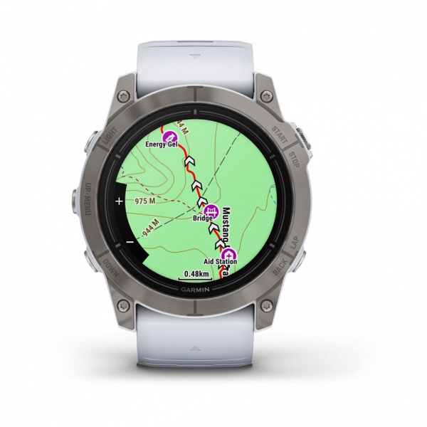 GARMIN EPIX Pro G2  51MM - TITANIUM WITH WHITESTONE SILICONE BAND 010-02804-11 010-02804-11 от прозводителя Garmin