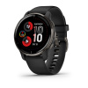 Garmin Venu 2 Plus - 43 мм Премиум-функции | Slate Stainless Steel Bezel With Black Case And Silicone Band