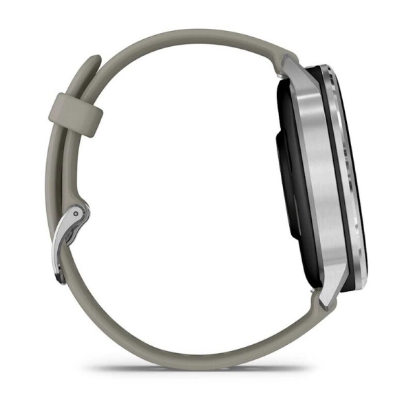 GARMIN VENU 4 – 45 mm Silver with Silver Gray Silicone Band 010-03014-01 010-03014-01 от прозводителя Garmin