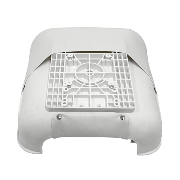 Сиденье пластмассовое складное с подложкой Deluxe All Weather Seat, бело-чёрное 75113WC от прозводителя Newstarmarine