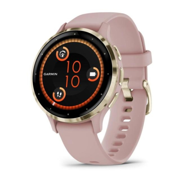 Garmin Venu 3S розовые с золотистым безелем 010-02785-53 от прозводителя Garmin