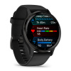 Garmin Venu 3 - 45 мм | Slate stainless steel bezel with black case and silicone band