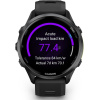 Garmin Forerunner 970 - | Carbon Grey DLC Titanium with Black Case and Black/Translucent Whitestone Band