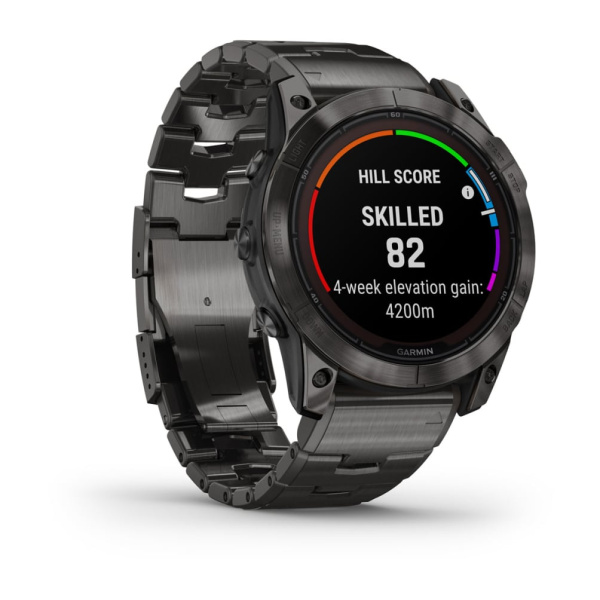Garmin fenix 7X Pro Sapphire Solar Edition Титановый угольно-серый корпус с DLC-покрытием и титановым браслетом 010-02778-30 от прозводителя Garmin