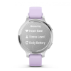 Garmin Lily 2 Active - Lily 2 Active | Silver with Purple Jasmine Silicone Band