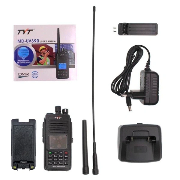 Радиостанция цифровая TYT MD-UV390 10W DMR AES256 3600mah MD-UV390 от прозводителя TYT