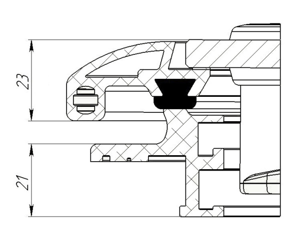 Люк палубный распашной Альбатрос 522х392 030831T от прозводителя Техномарин