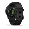 Garmin Vivomove Sport - 40 мм | Black Case and Silicone Band with Slate Accents